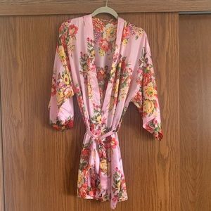 Lightweight Floral Robe